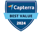 capterra best value badge 2024