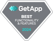 getapp functionality and features badge 2024