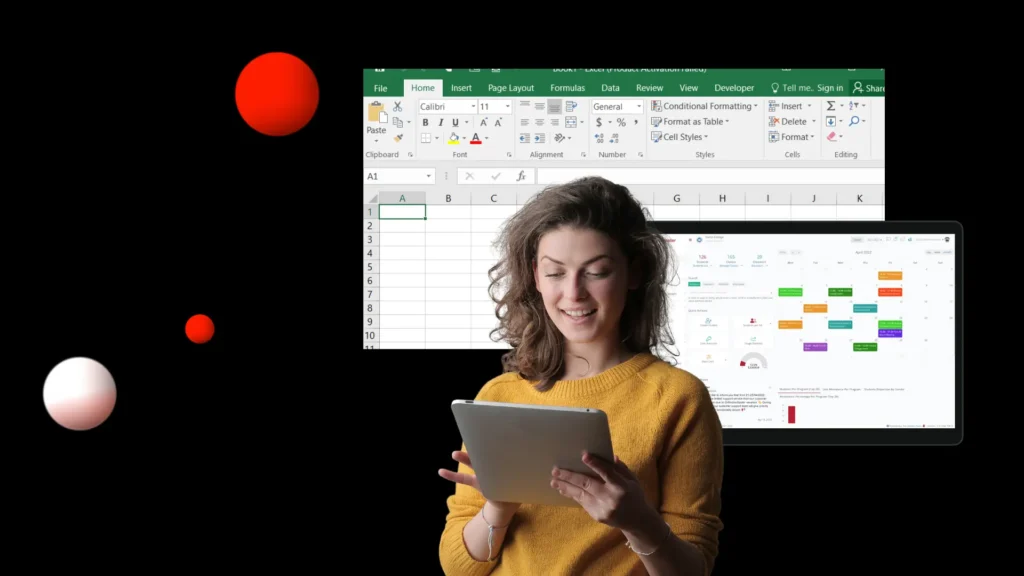 Comparison between Excel and Student Information Systems