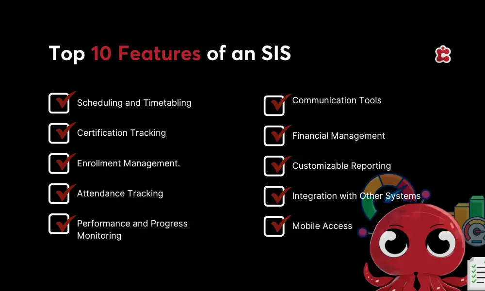 Top 10 Features of SIS for Training Centres