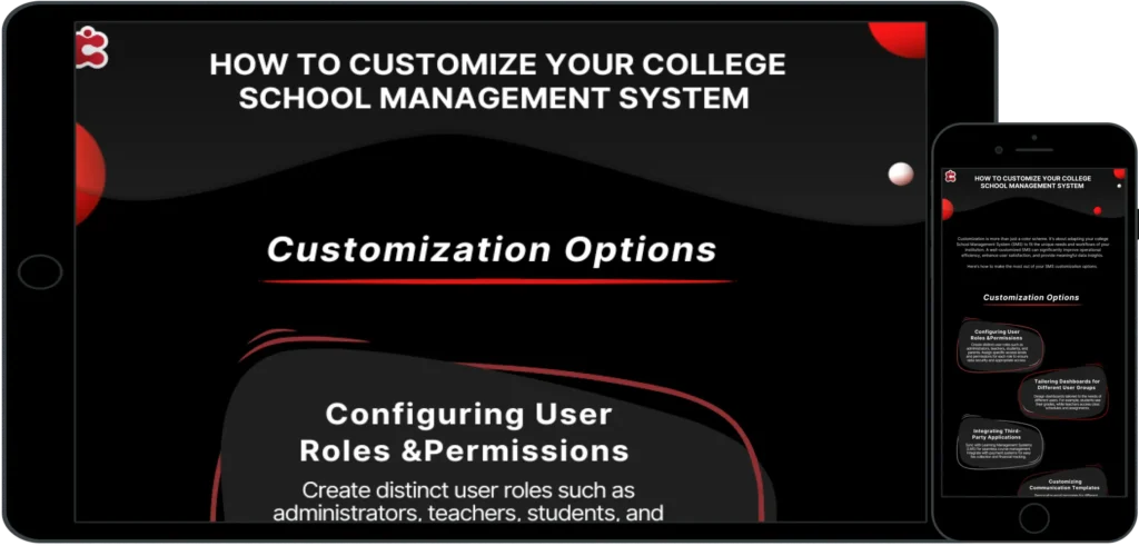 How to Customize Your College School Management System desktop image